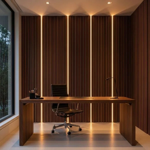 Pannello a doghe acustiche flessibili – 270 × 110 cm