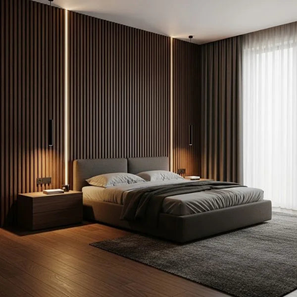 Pannello a doghe acustiche flessibili – 270 × 110 cm